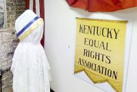 Lexington History Museum Suffrage Display, 2017