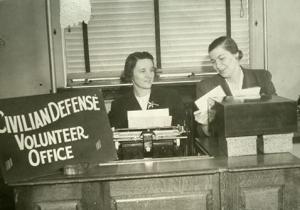 Civilian Defense Volunteer Office Junior League Volunteers, circa 1941-42