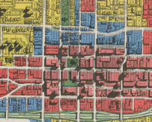 Archival map of Lexington