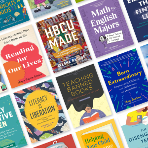 Book covers from the back-to-school reading list, handpicked by librarians and available in the library catalog.