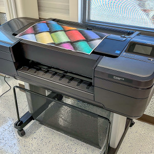 Large-format printer/cutter