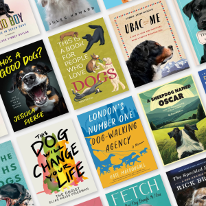 Book covers featured in the Dog Dogs reading list available through the LPL catalog