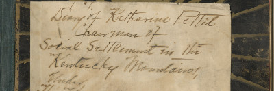 Katherine Pettit Diary