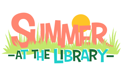 Summer at the Library 2026 logo, designed by Cricket Press