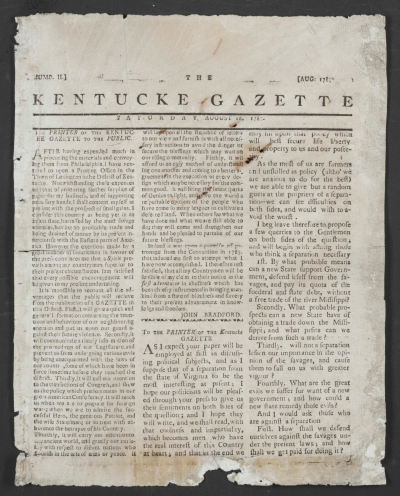 Lexington Literature – An Historical Exhibit