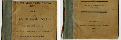 Voyages, Adventures and Situation of the French Emigrants, translated by A Lady Thumbnail