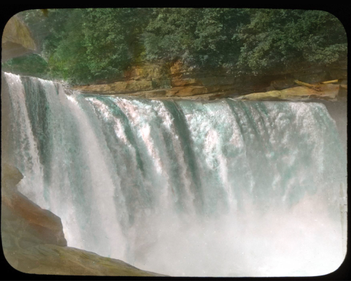 cumberland falls lantern slide
