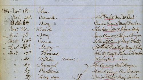 Baptismal Ledgers – St. Paul Catholic Church