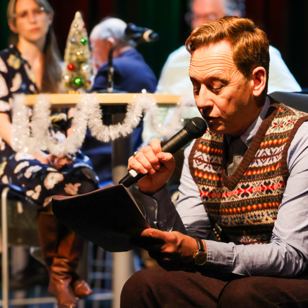 Author talk at the Farish Theater