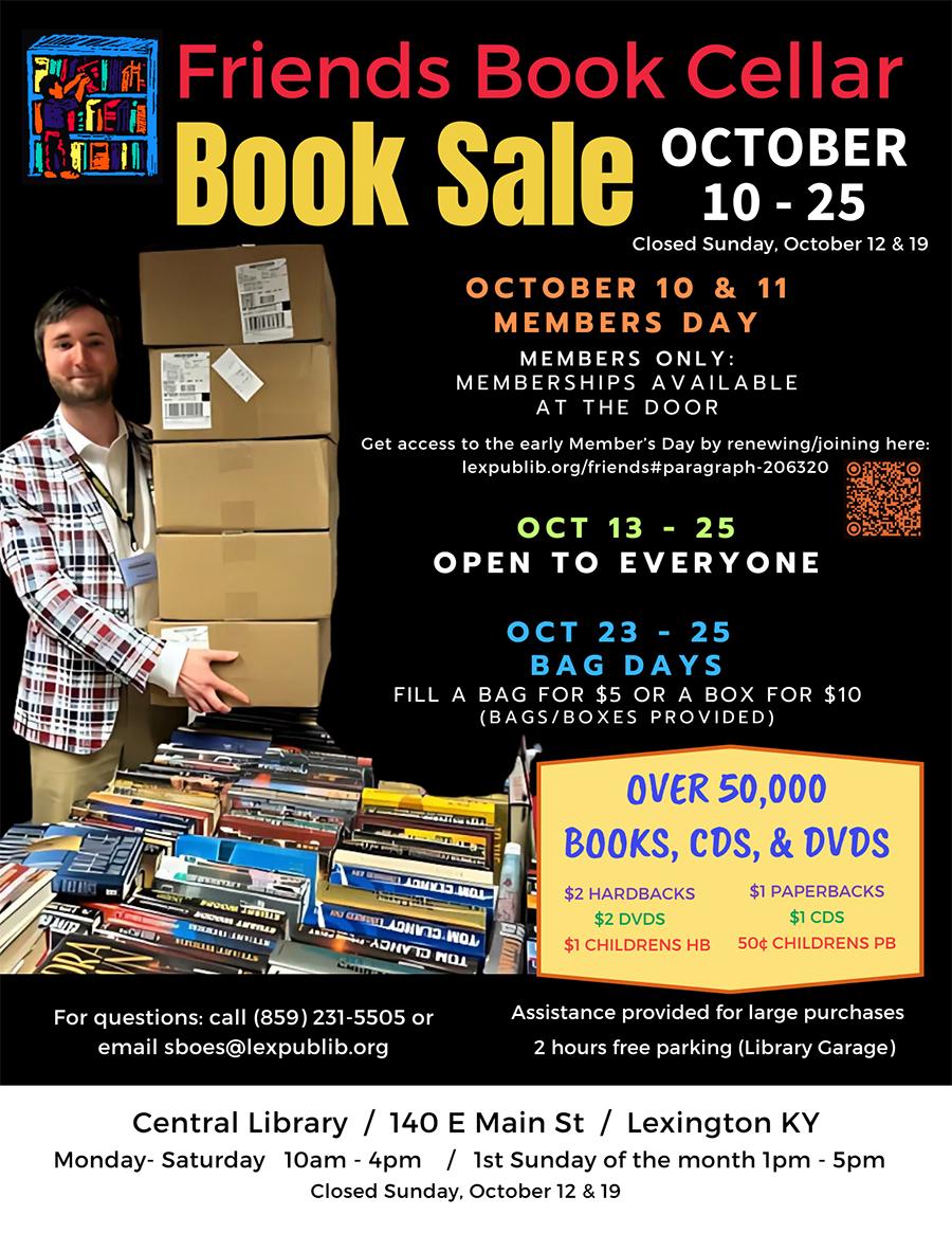 Friends Fall Booksale -  October 10 - 25th