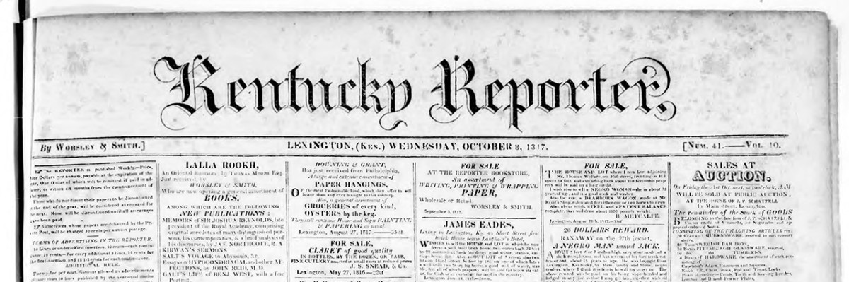 The Kentucky Reporter (1817-1830)
