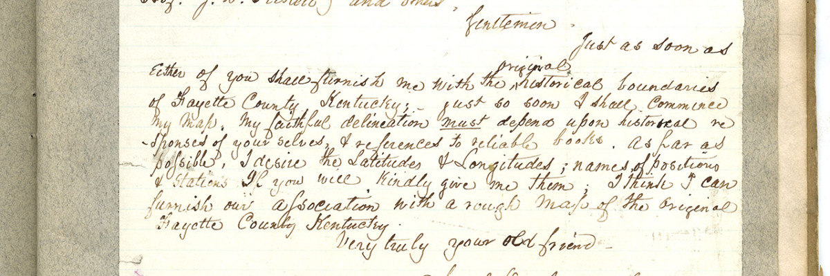 Sam'l D. M'Cullough's Reminiscences of Lexington