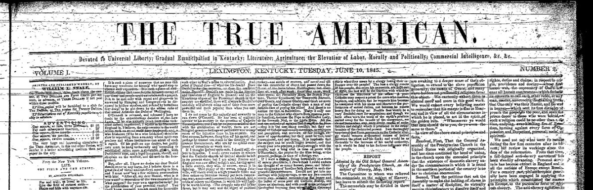 The True American (1845-1847)