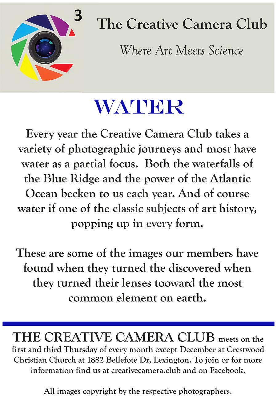 The Creative Camera Club - Water