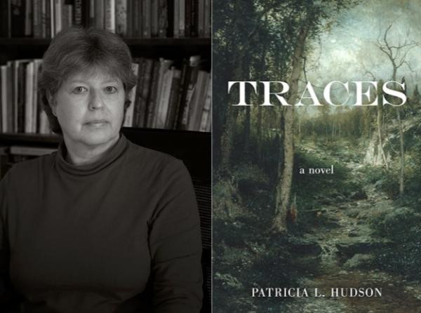 Patricia Hudson photo and Traces book jacket