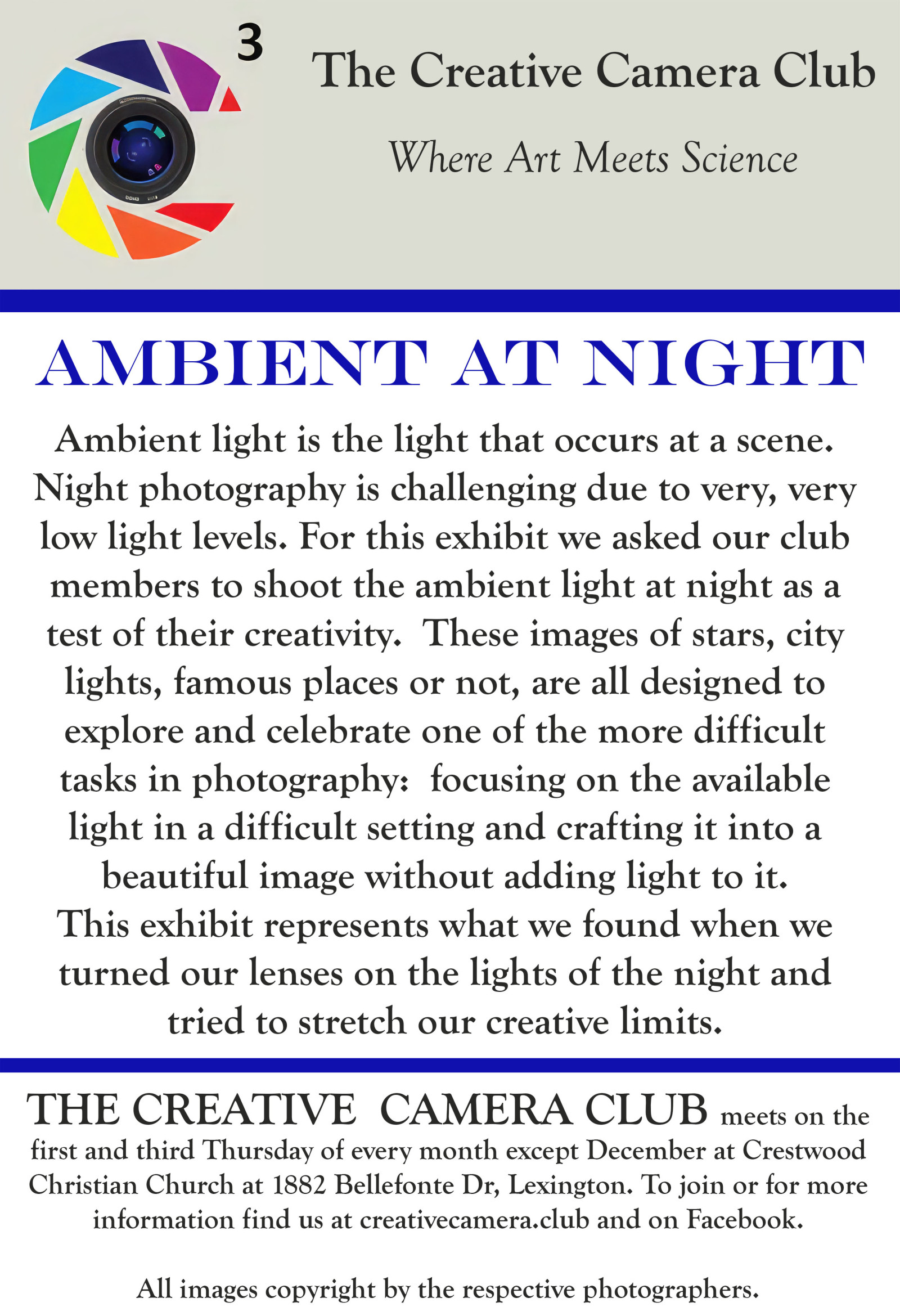 Tates Creek Photo Club - Ambient at Night