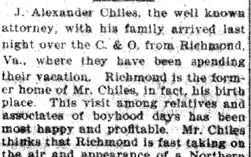 J. Alexander Chiles: The Fight Against KY’s Separate Coach Law