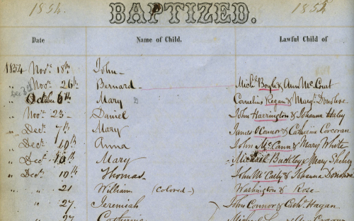 Baptismal Ledgers – St. Paul Catholic Church