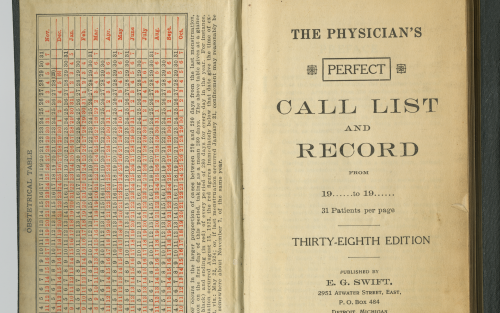 First page of the diary of Etta Evans Gilmore