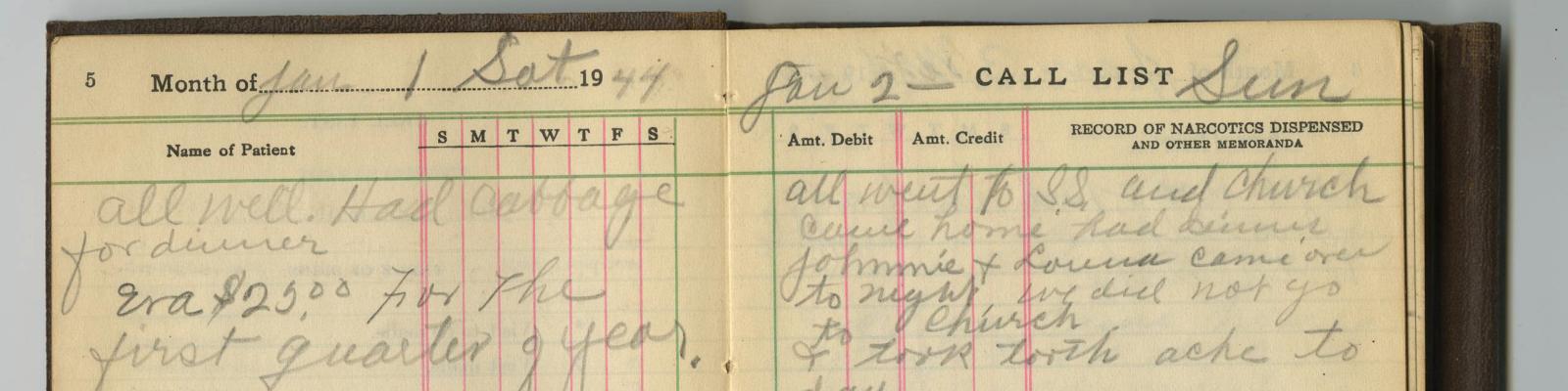 Diary of Etta Evans Gilmore