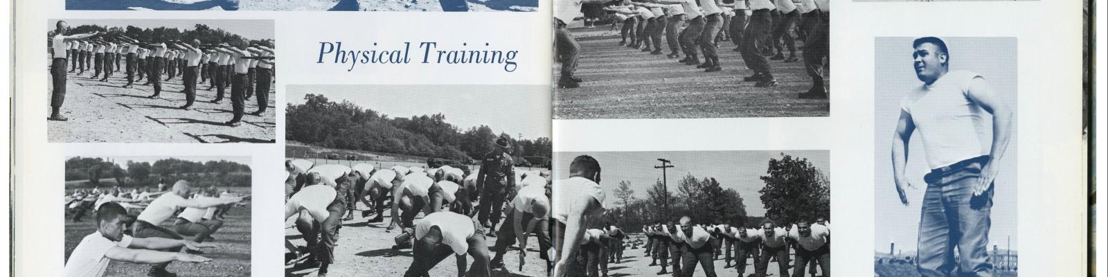 physical training from united states army training center, armor 1967