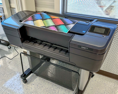 Large-format printer/cutter