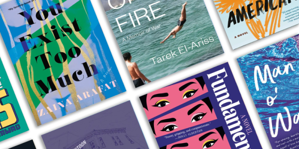 Selected book covers from the Arab American Heritage Month reading list created by librarians. Full reading list available on the catalog.